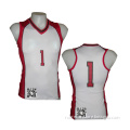 China new design low MOQ 100%polyester women basketball jersey custom